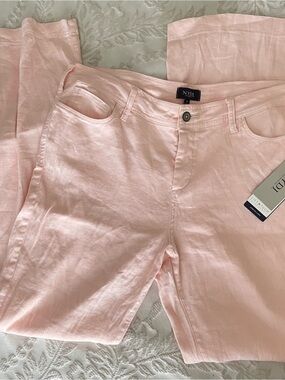 NYDJ Light Pink Straight-Leg Jeans for Women